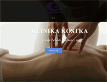 Tablet Screenshot of klinika-kostka.com